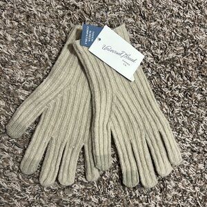 Universal Thread Tan Knit Touchscreen Gloves